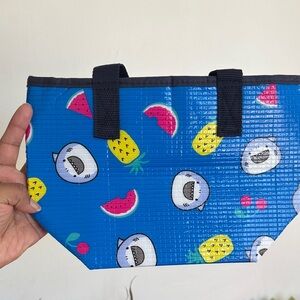 Colorful Fruit Print Tote Bag